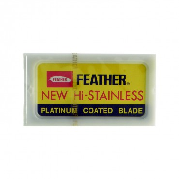 Žiletky na Holenie - Feather Platinum Coated